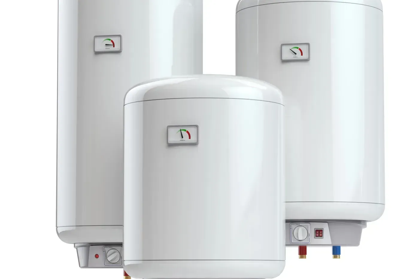 Deux chauffe-eau cumulus prêts à être installés à Franconville